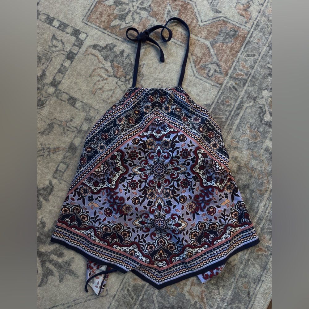 Kona Sol Multicolor Halter Bikini Top